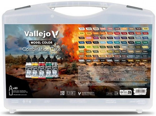 Vallejo: Model Color - Combination Case (80 x 18 ml)